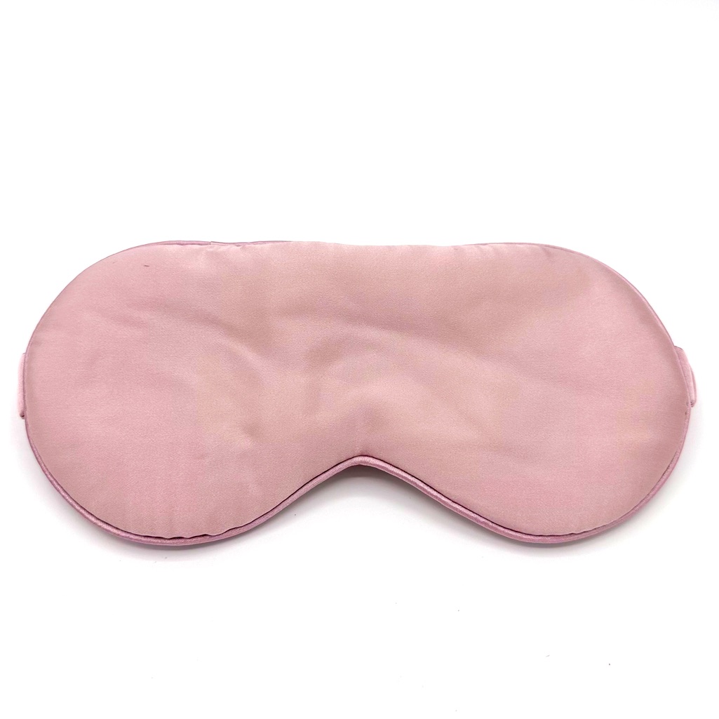 100% Silk Pink Sleep Eye Mask